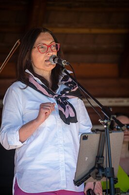 Umělecká ředitelka festivalu Tereza Kramplová