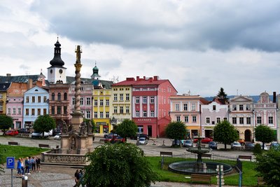 Mariánský sloup na Mírovém náměstí, foto: archiv IC Broumovska