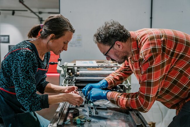 Tiskaři ze stodoly v Tartu