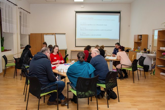 Setkání fokusní skupiny OnStage