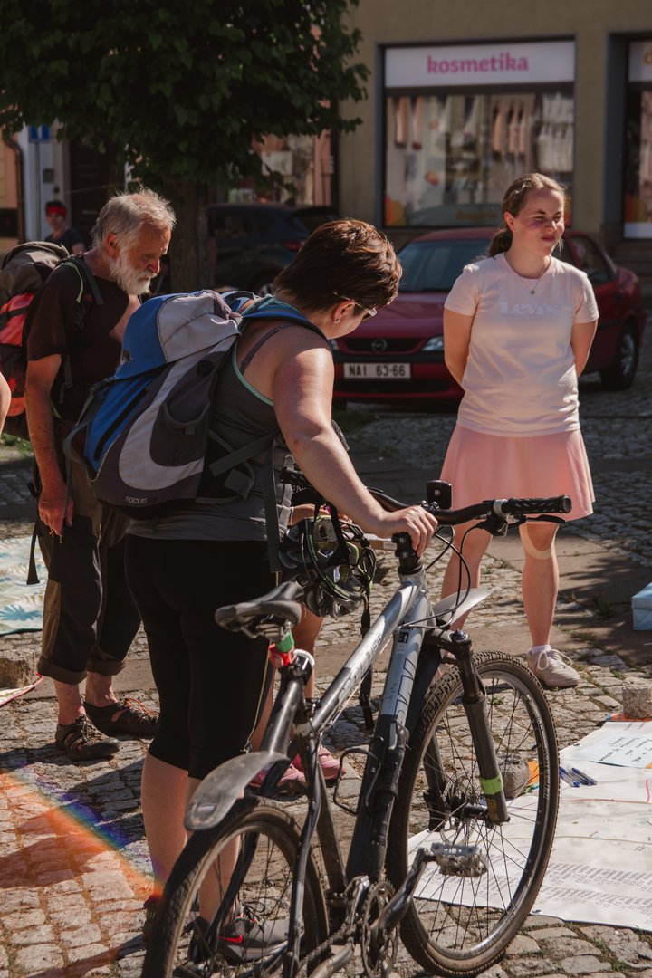 Pocitová mapa Broumova, na které jsme sbírali vaše podněty ke změnám