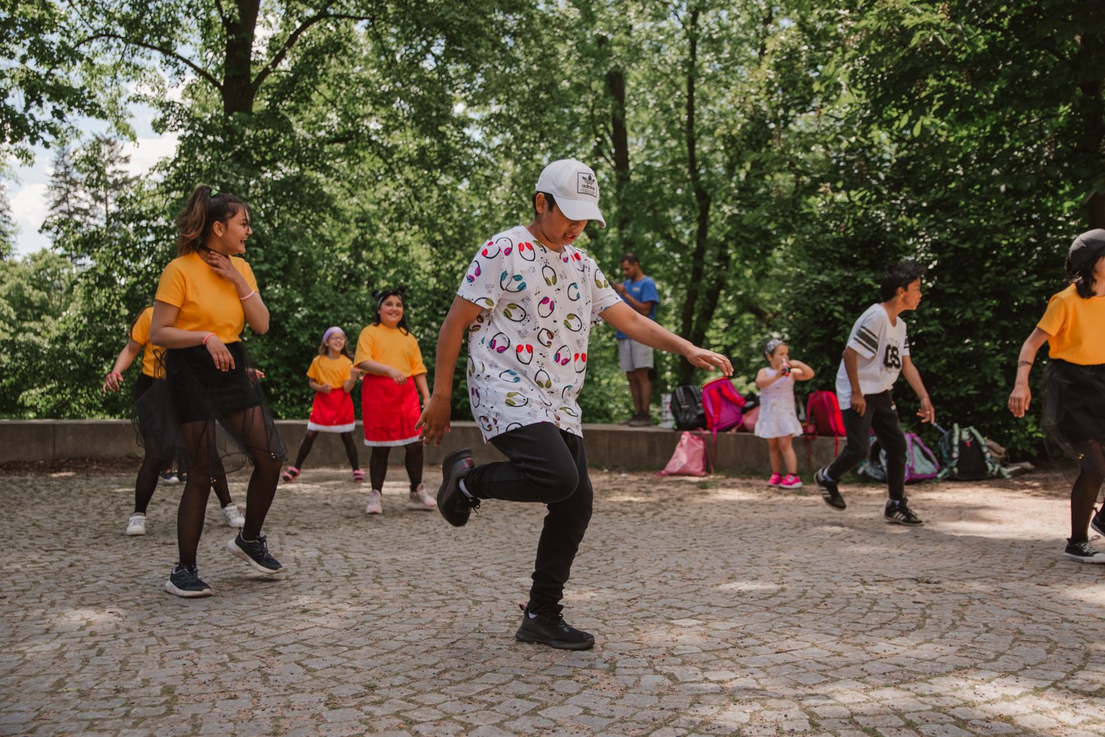 Taneční vystoupení dětí v rámci projektu OnStage Broumov