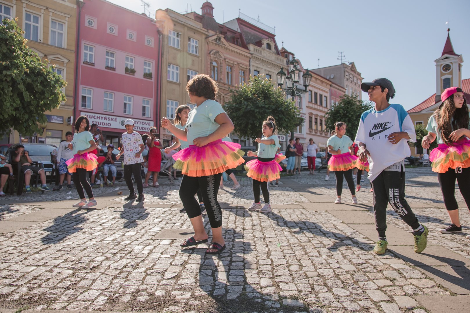 Taneční vystoupení dětí v rámci projektu OnStage Broumov