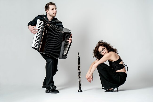 Duo Minerva (Rakousko) Johanna Gossner, klarinet, Damian Keller, akordeon