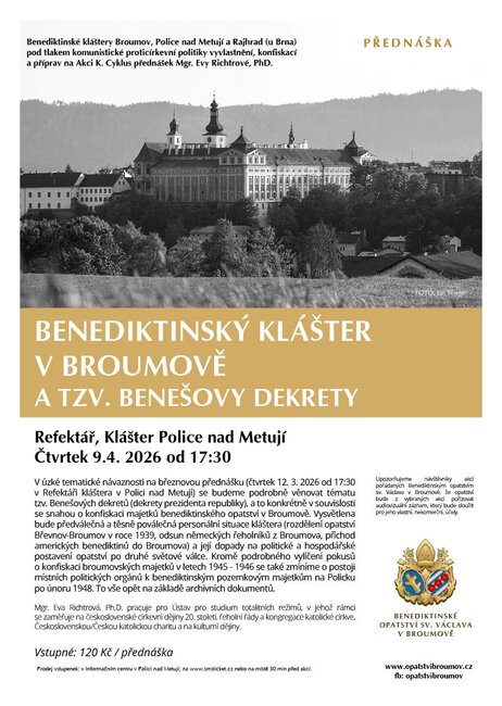 Benediktinský klášter v Broumově a tzv. Benešovy dekrety 
