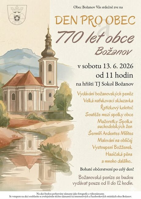 Den pro obec: 770 let obce Božanov