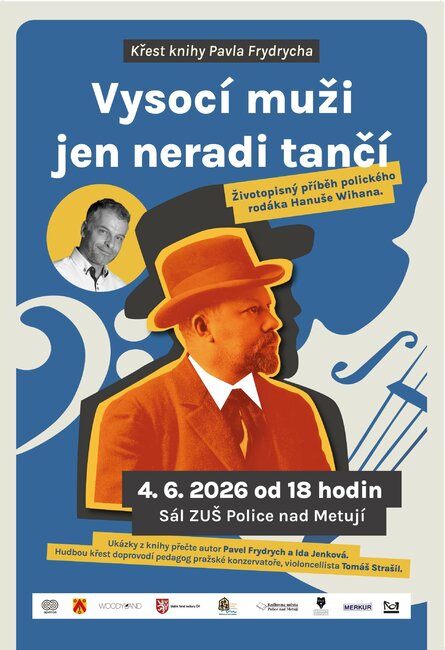 Křest knihy Pavla Frydrycha: Vysocí muži jen neradi tančí