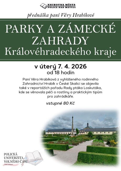 Parky a zahrady Královéhradeckého kraje 